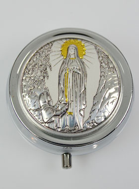 Custode Notre Dame de Lourdes - Boîte et Médaille en Argent (pic 1)