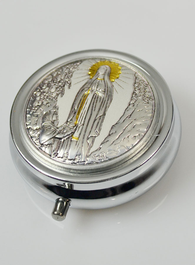 Custode Notre Dame de Lourdes - Boîte et Médaille en Argent (pic 3)