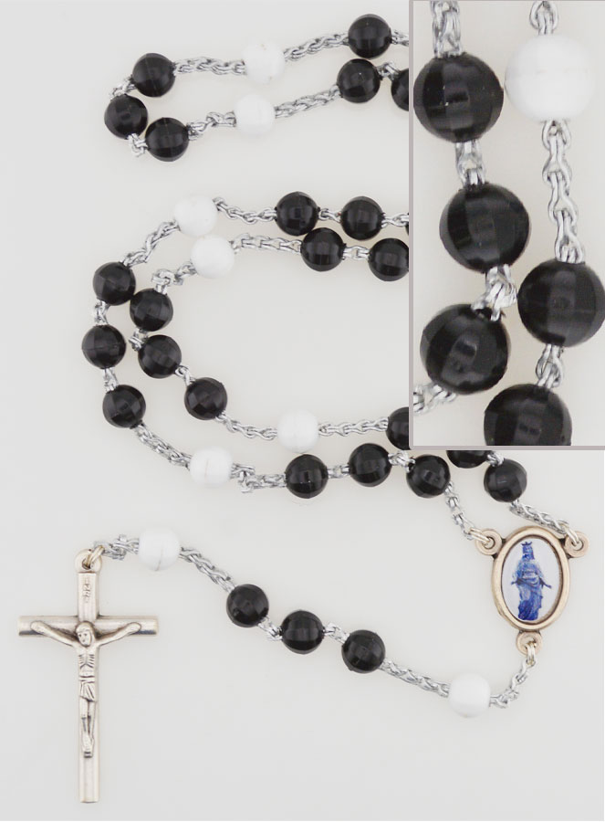 Porte-chapelet Résine Vierge Marie - Support à Bijoux Et Décoration Religieuse, 15x7.8x7.8 Cm, Cadeau Pieux