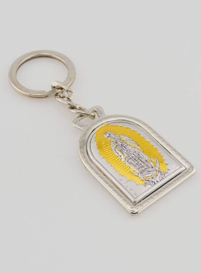Porte-Clés Notre Dame de Guadalupe - Argent Massif - 5 cm (pic 3)