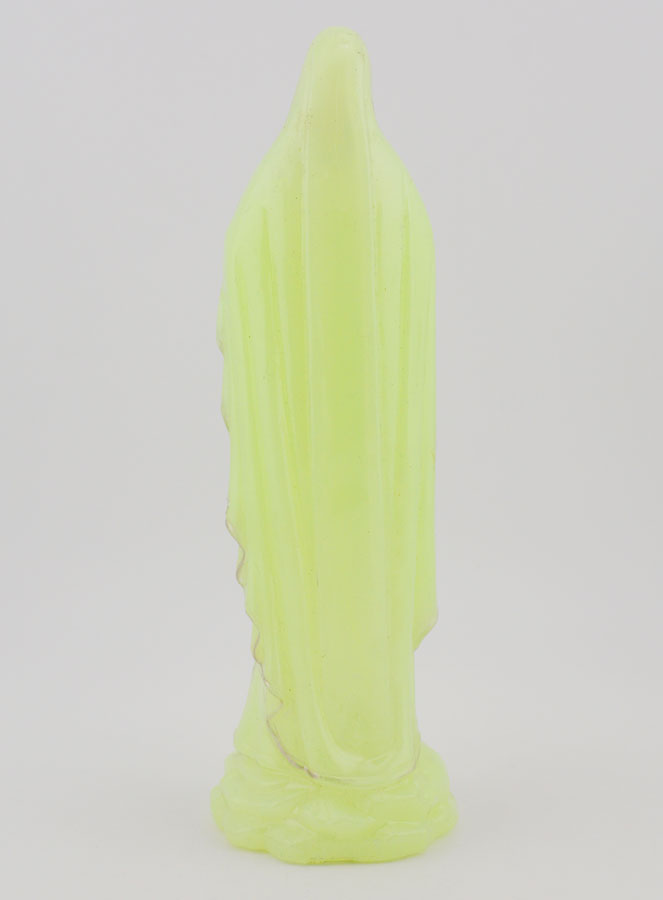 Statue Vierge Marie de Lourdes Fluo - 15 cm (pic 4)