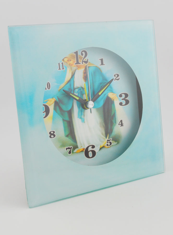 Horloge de la Vierge Miraculeuse - 12 cm (pic 3)