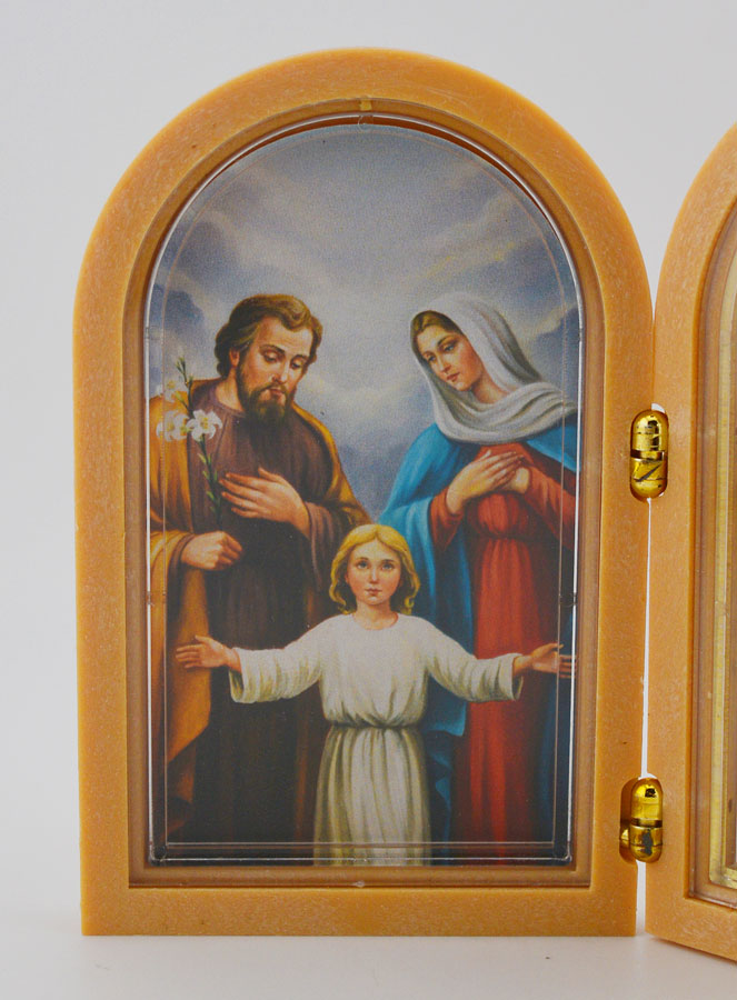 Icône Diptyque Sainte Famille + Prière de Bénédiction (pic 2)