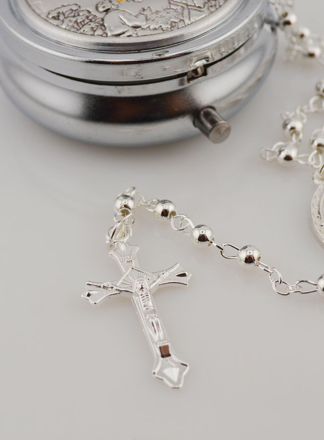 Chapelet en Argent et sa Boite Cadeau (pic 3)