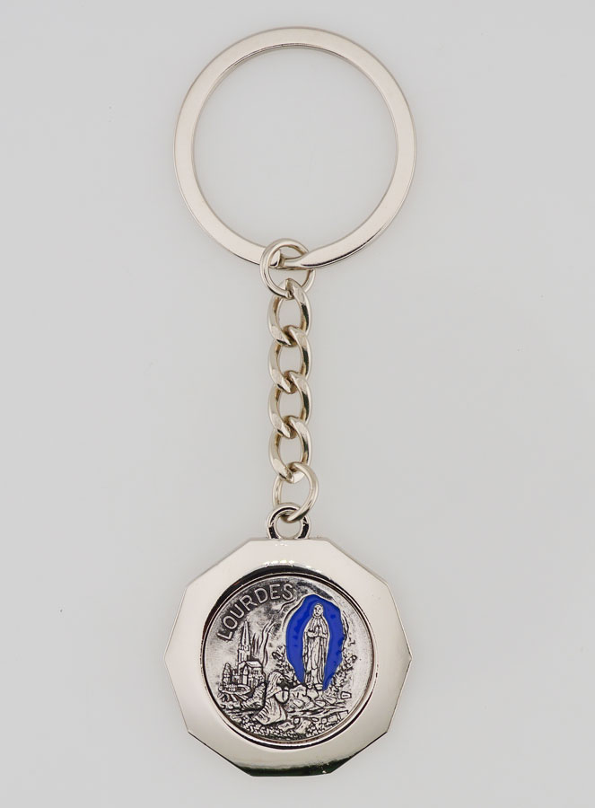 Porte-Clés des Apparitions de Notre Dame de Lourdes (pic 1)