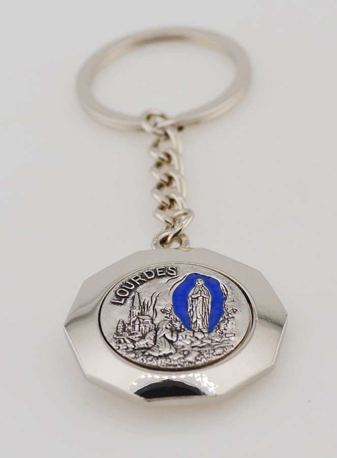Porte-Clés des Apparitions de Notre Dame de Lourdes (pic 2)