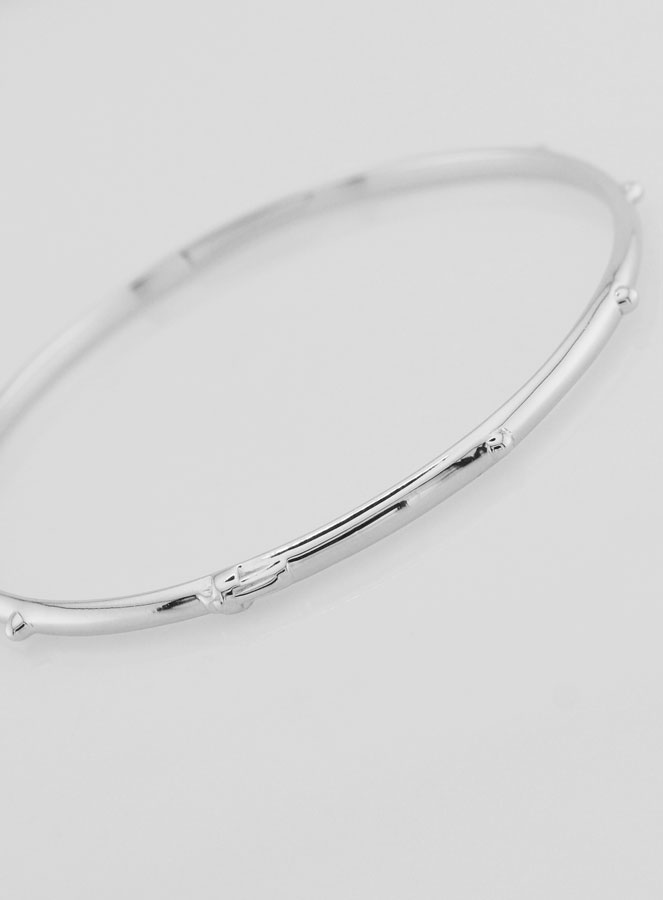 Bracelet Jonc Dizainier en Argent Massif 925/1000 (pic 3)