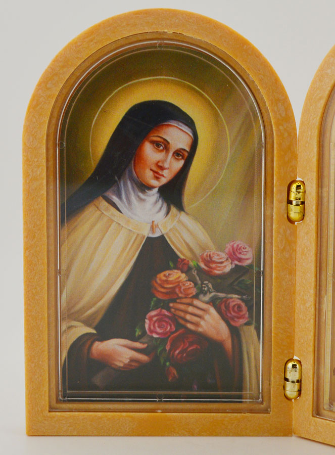 Icône Diptyque de Sainte Thérèse + Prière (pic 2)
