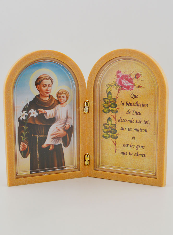Icône Diptyque de Saint Antoine + Prière (pic 1)