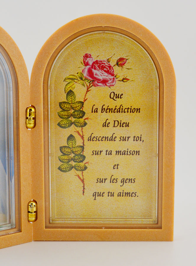 Icône Diptyque de la Vierge Miraculeuse + Prière (pic 3)