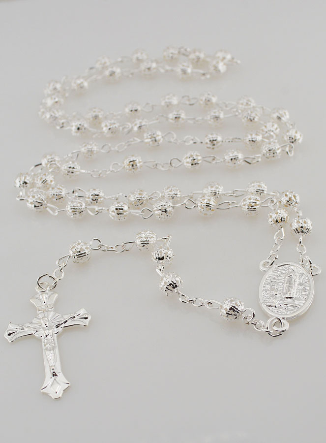 Chapelet en Argent - Collier Mode (pic 2)