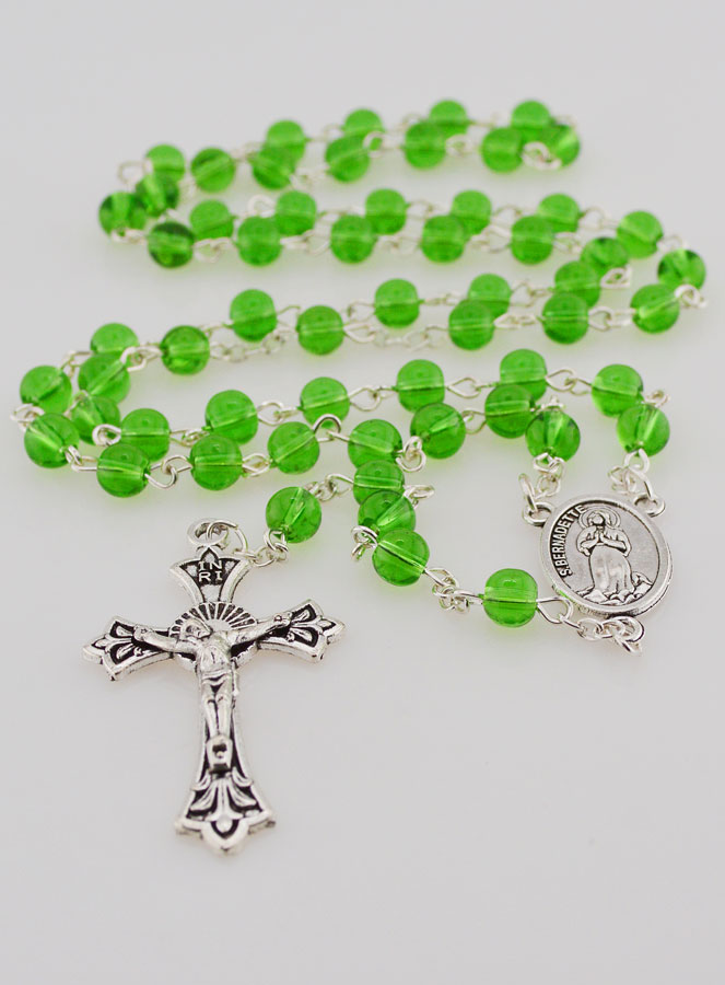 Chapelet en Cristal Vert (pic 2)