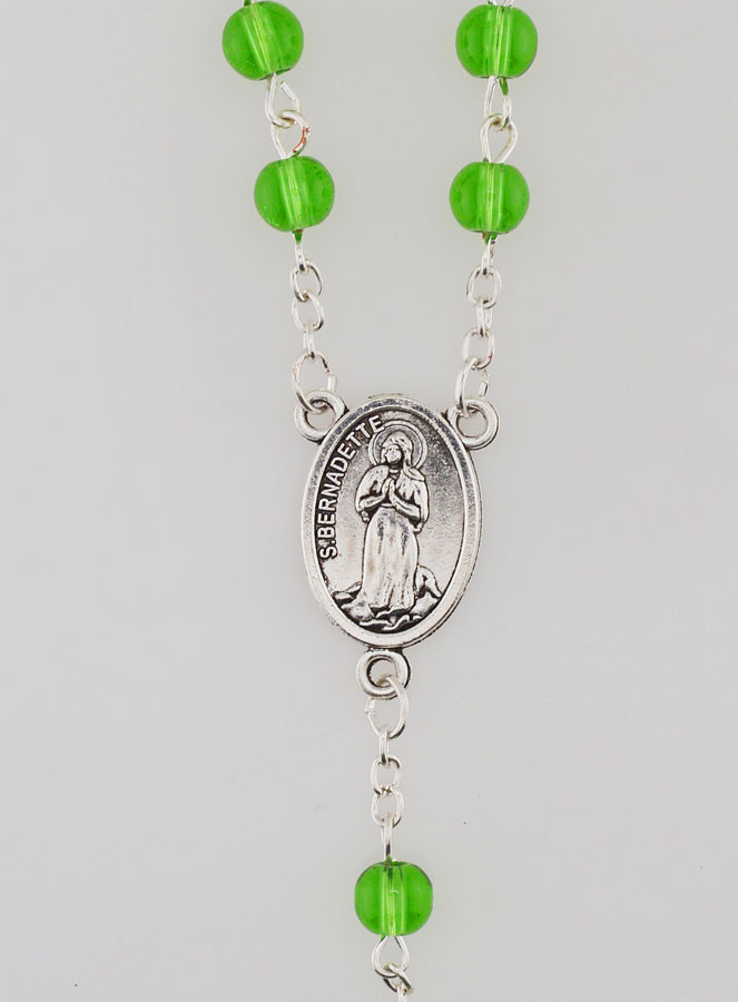 Chapelet en Cristal Vert (pic 4)