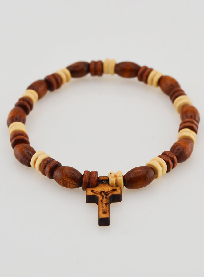 Bracelet Chapelet Dizainier en Bois (pic 2)