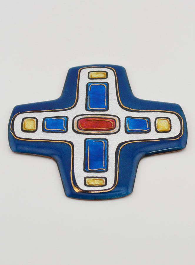 Croix Mosaique Carrée en Emaux du Liban (pic 2)