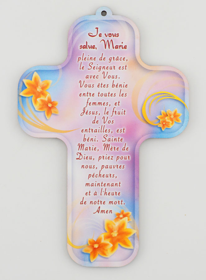 Croix avec Prière Je vous salue Marie (pic 1)