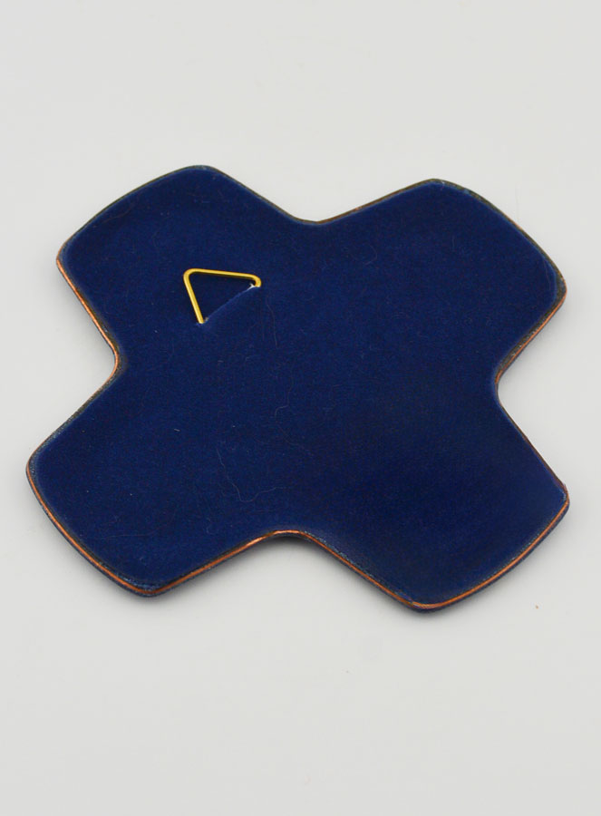 Croix Maternité Carrée en Emaux (pic 4)
