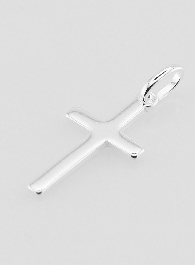 Pendentif Croix en Argent Massif 18 mm (pic 4)