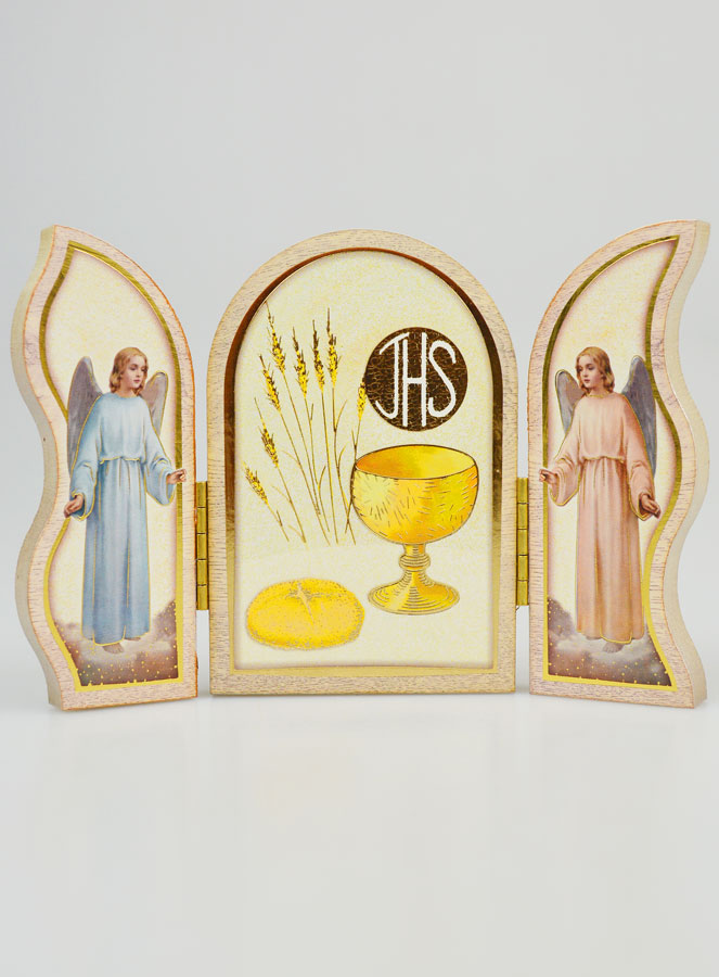 Icône Triptyque Souvenir de Première Communion Garçon (pic 1)