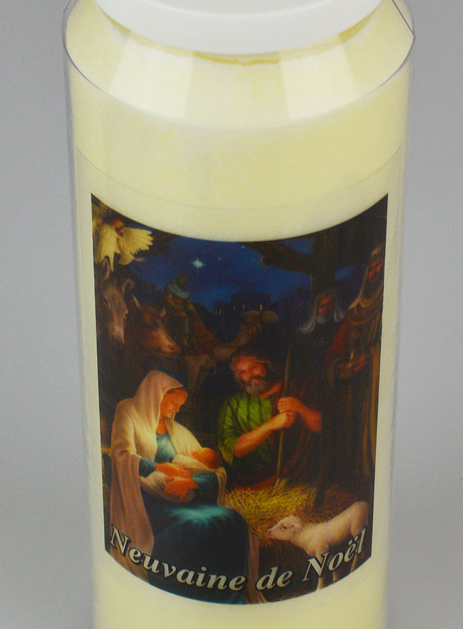 Bougie de Neuvaine de Noël - 17.5cm (pic 4)