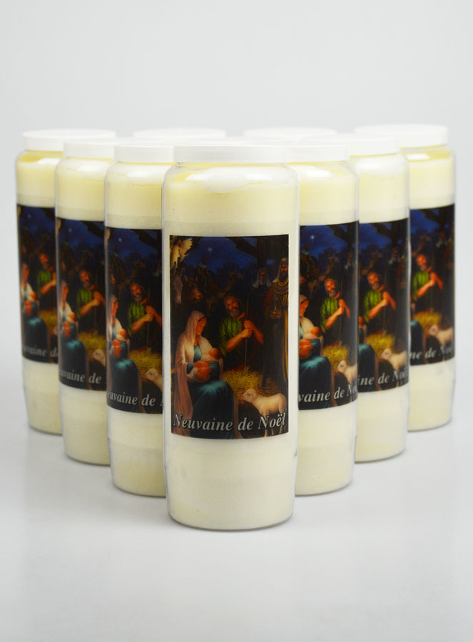 Lot de 10 Bougies de Neuvaine de Noël (pic 1)