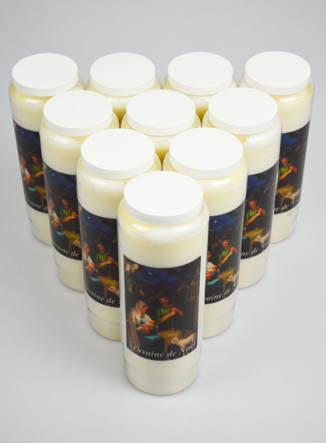 Lot de 10 Bougies de Neuvaine de Noël (pic 2)