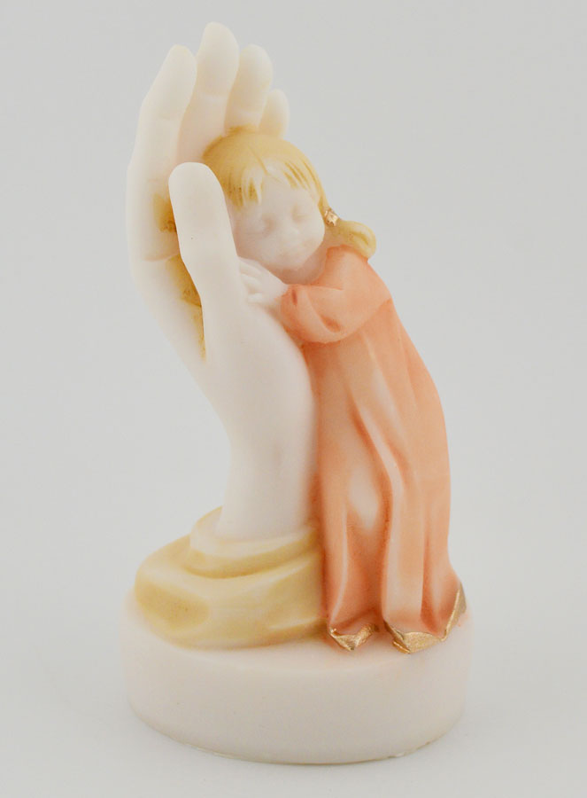 Statue Main de Dieu Protectrice - Peinte Main - Fille (pic 1)