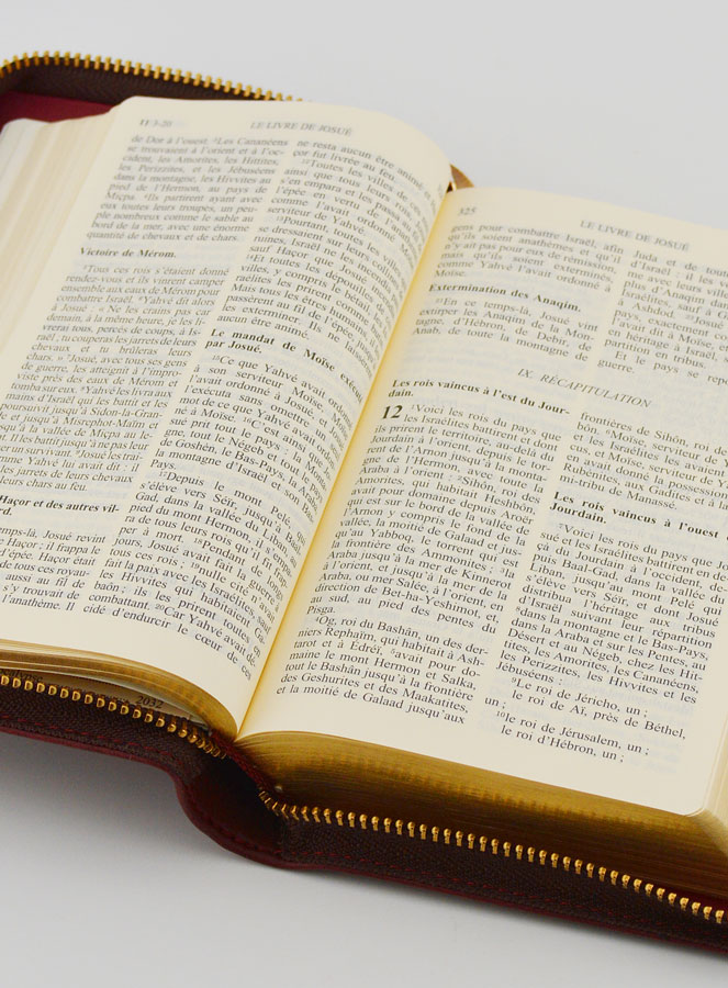 La Bible de Jérusalem de Voyage - Zippée Bordeaux (pic 4)