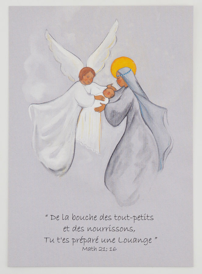Image de Baptême Vierge Marie et L'Ange - 10 X 15cm (pic 1)