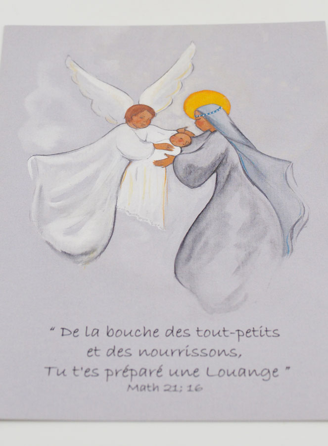 Image de Baptême Vierge Marie et L'Ange - 10 X 15cm (pic 2)
