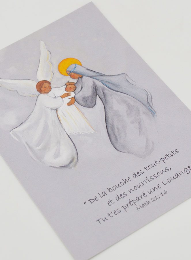 Image de Baptême Vierge Marie et L'Ange - 10 X 15cm (pic 3)