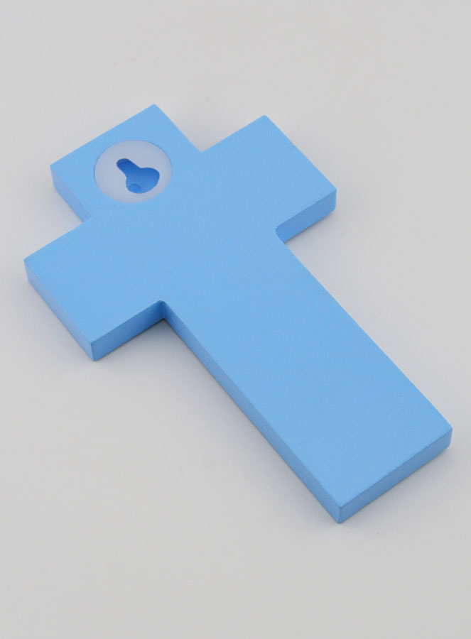 Croix Colombe de l'Esprit Saint Bleu (pic 4)