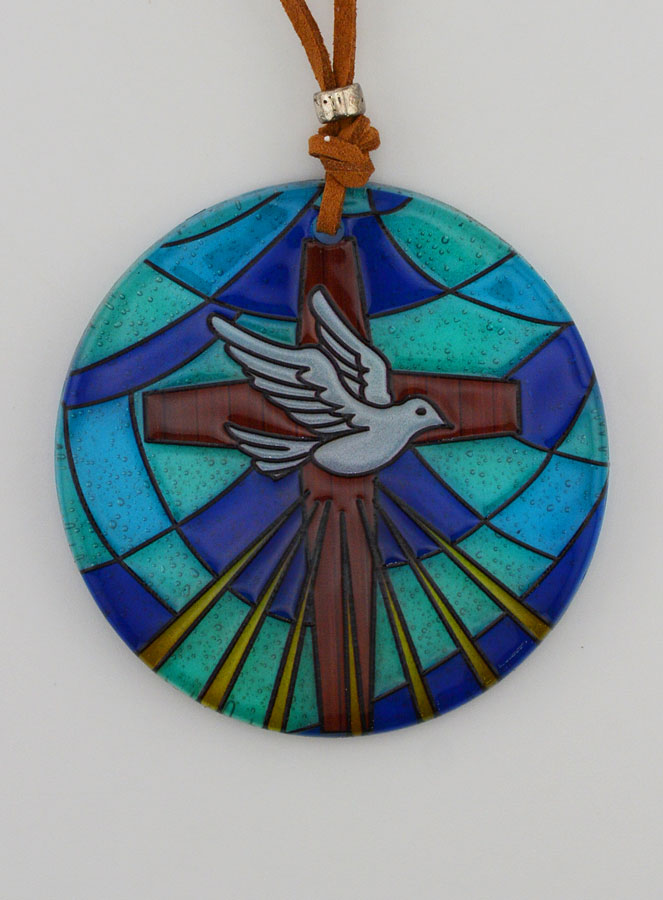 Cadeau de Baptême - Icône de Berceau en Verre (pic 1)