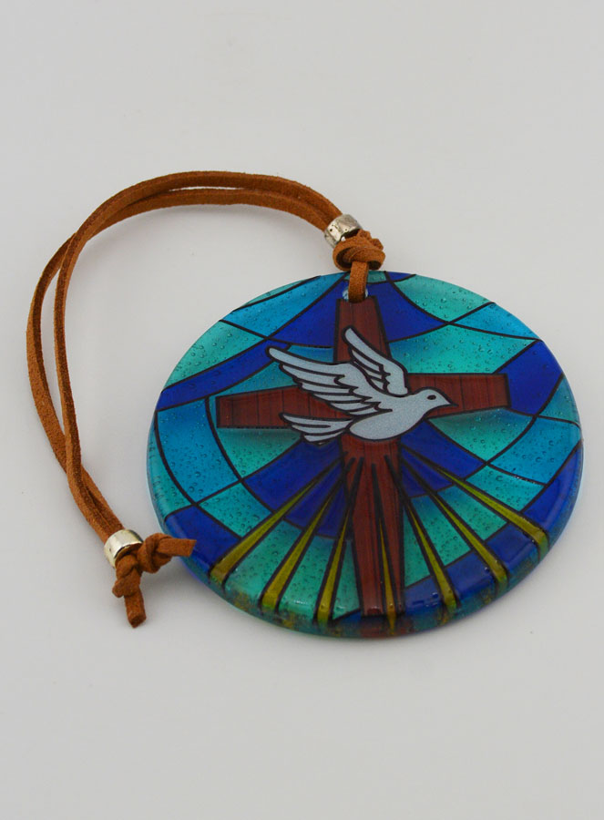 Cadeau de Baptême - Icône de Berceau en Verre (pic 2)