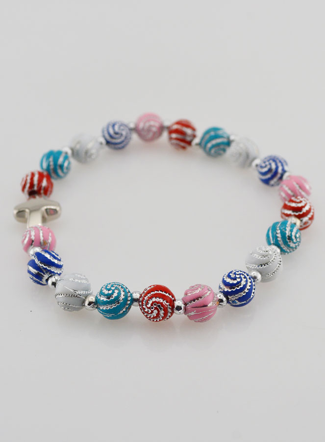 Bracelet Dizainier Perles Multicolor (pic 2)