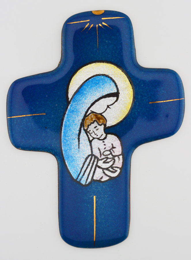 Croix Maternité de la Vierge en Emaux du Liban (pic 1)