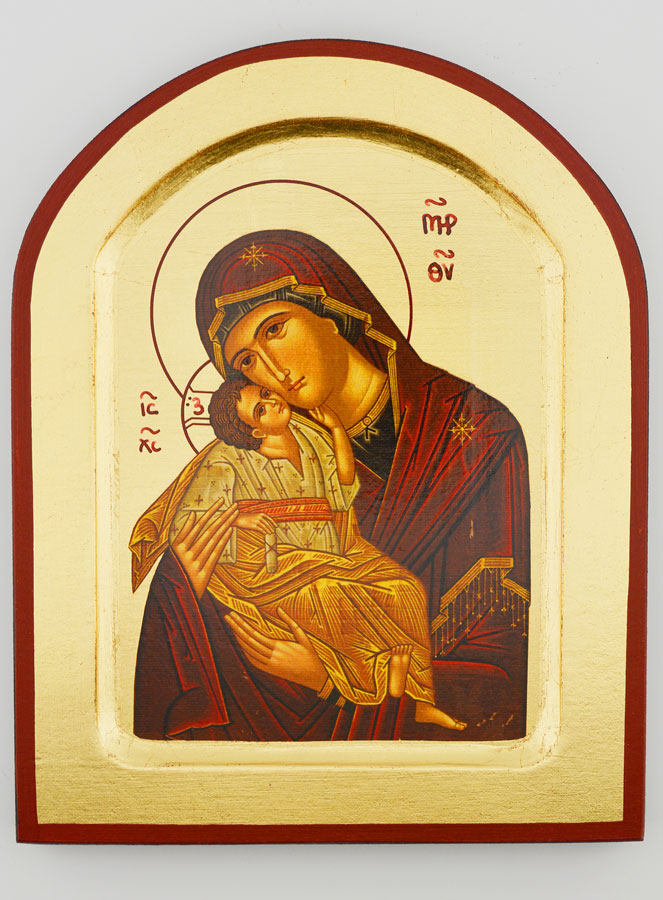 Icône de la Vierge de Tendresse - 17 cm (pic 1)