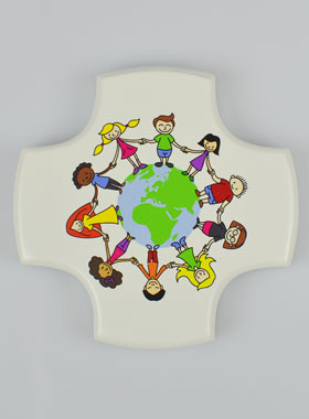 Croix en Bois d'Erable - Enfants de Dieu (pic 1)