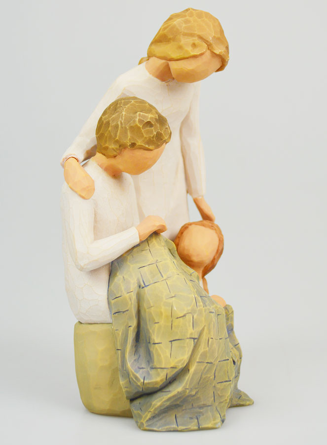 Statue Religieuse Willow Tree - La Sainte Famille (pic 3)