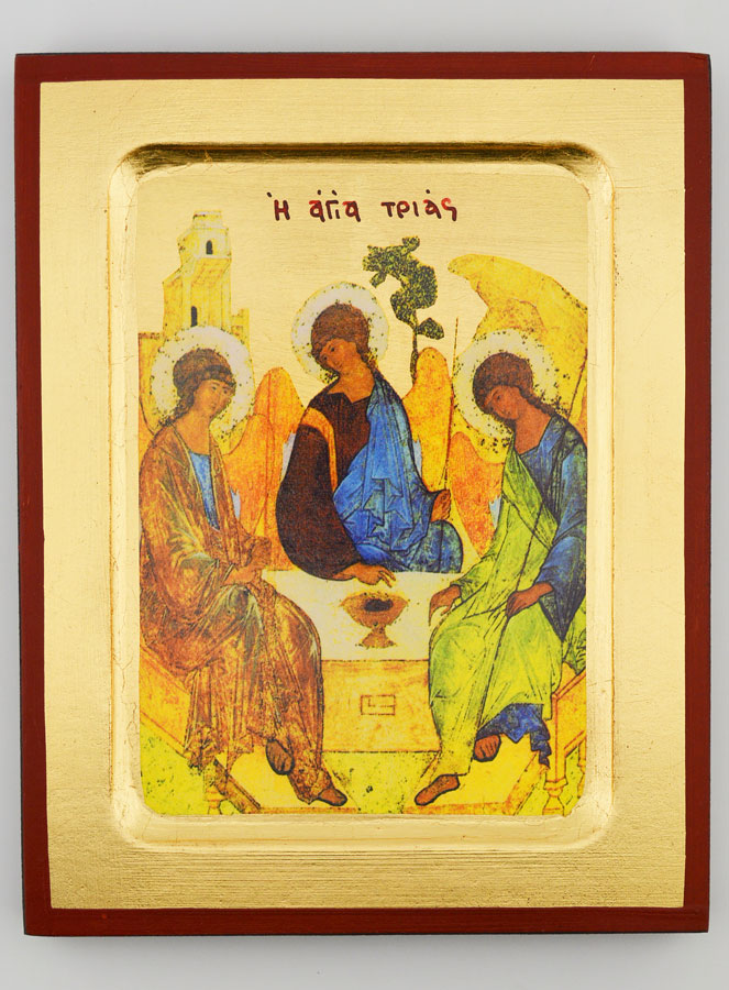 Icône Byzantine Sainte Trinité de Roublev (pic 1)