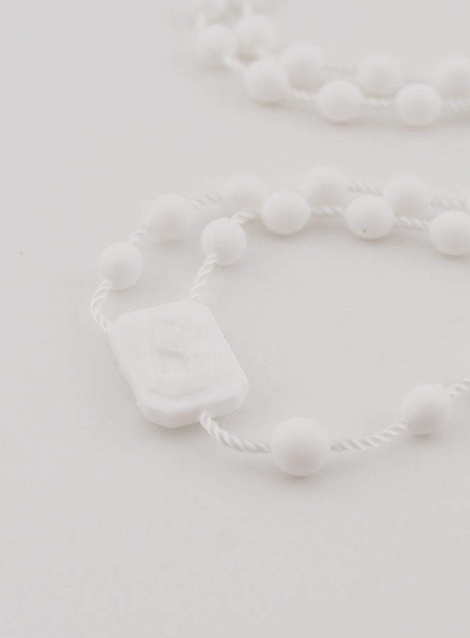 Chapelet Blanc Fashion Mode (pic 3)