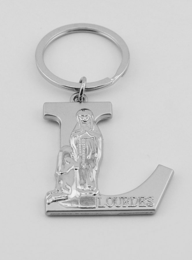 Porte-Clés Lettre L - Notre Dame de Lourdes (pic 2)