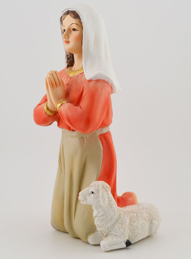 Statue de Sainte Bernadette en Prière - 18 cm (pic 2)