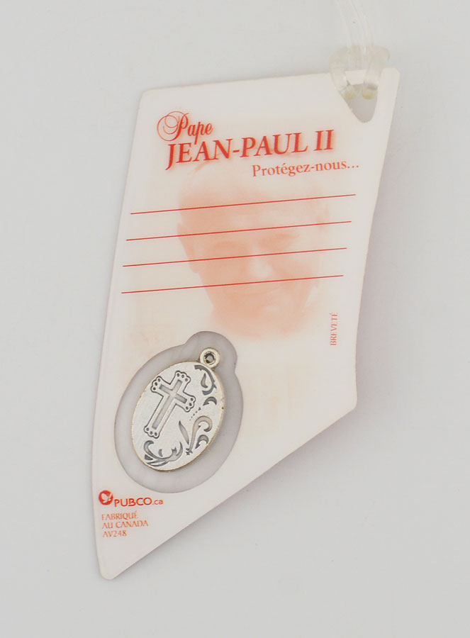 Plaque Auto Rétroviseur - Pape Saint Jean-Paul 2 (pic 2)