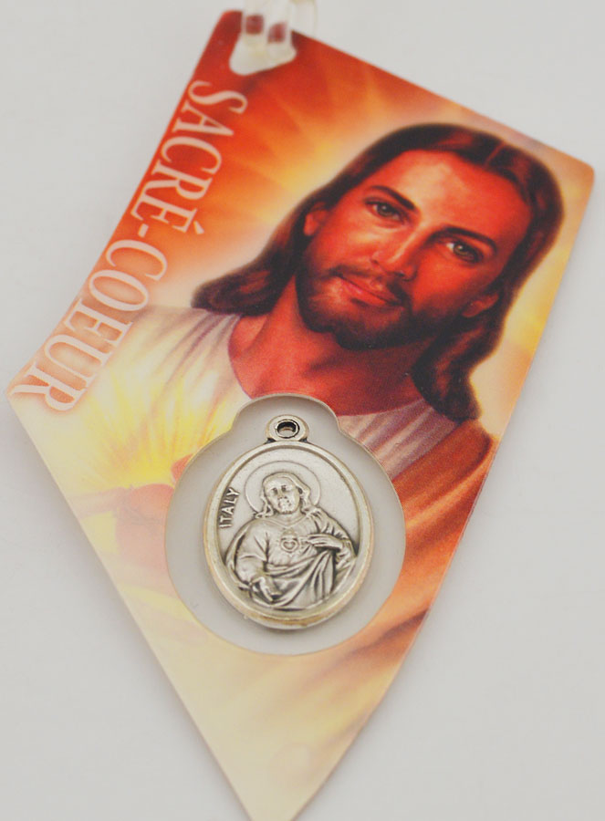 Plaque Auto Rétroviseur - Sacré Coeur de Jésus (pic 3)