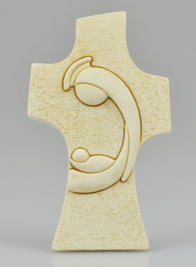 Croix Christ Moderne - 9 cm (pic 1)
