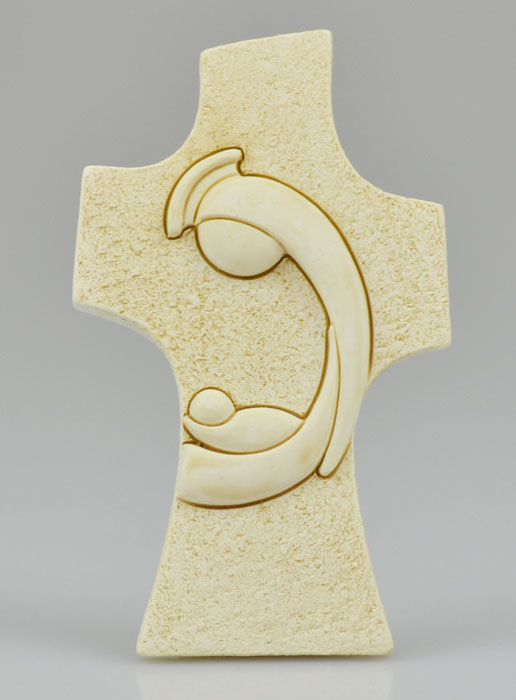 Croix Christ Moderne - 9 cm (pic 2)