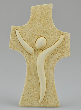 Croix du Christ Moderne - 9 cm (pic 1)