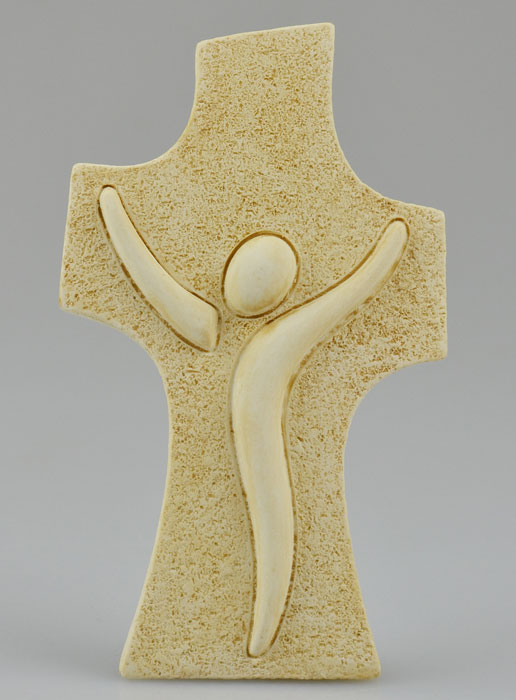Croix du Christ Moderne - 9 cm (pic 2)