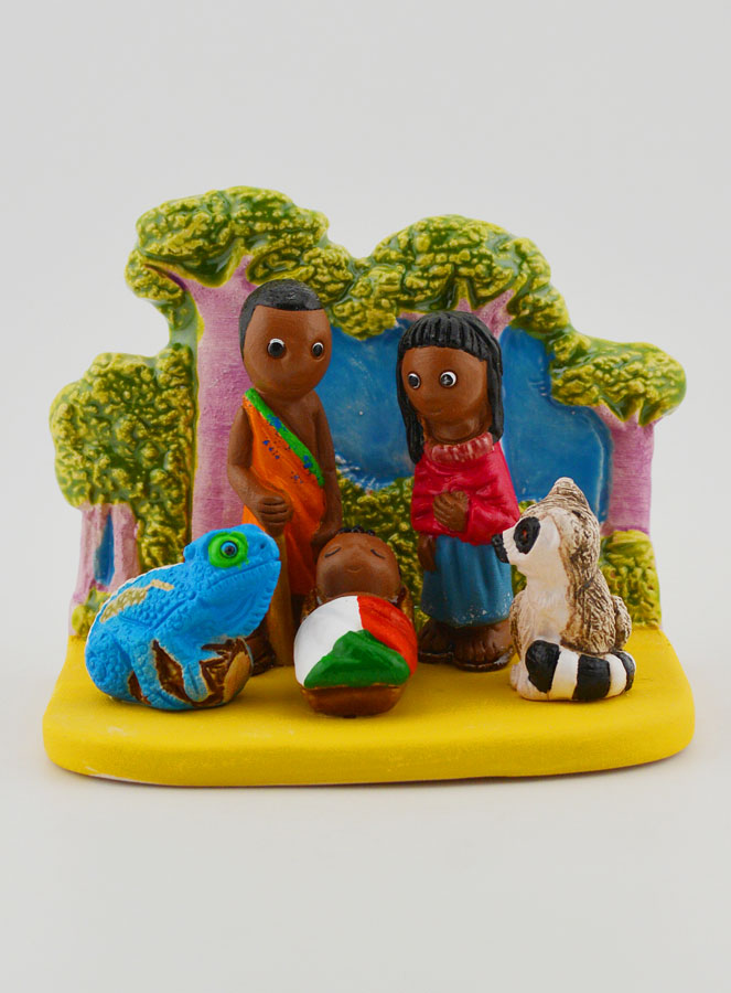 Crèche de Noël  - Nativité Madagascar (pic 1)